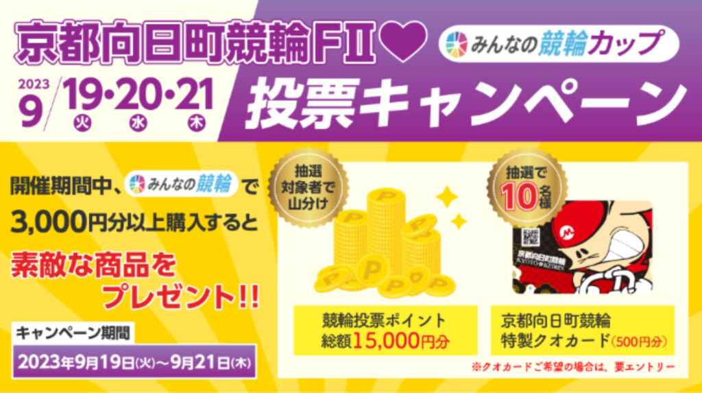 京都向日町競輪F2 「みんなの競輪カップ」最終日予想